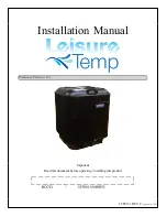 Leisure Temp LT1000 Installation Manual preview