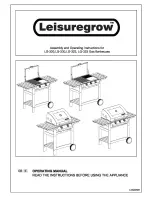 Предварительный просмотр 1 страницы Leisuregrow LG-320 Assembly And Operating Instructions Manual