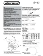 Предварительный просмотр 2 страницы Leisuregrow LG-320 Assembly And Operating Instructions Manual