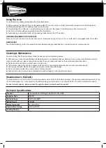 Preview for 3 page of LEISUREWIZE LW609 Information For Use