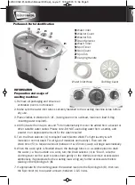 Предварительный просмотр 2 страницы LEISUREWIZE Portawash LWACC169 Operating Instructions