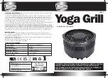 Предварительный просмотр 1 страницы LEISUREWIZE Yoga BBQ Grill Manual