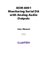 Предварительный просмотр 3 страницы Leitch asm-6001 User Manual