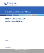 Leitch DMX-3901-A Installation And Operation Manual предпросмотр