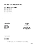 Предварительный просмотр 2 страницы Leitner 00-50-FTA-1375 (5-0' BED LENGTH) Assembly/Installation Instructions