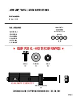 Предварительный просмотр 2 страницы Leitner 00-XLMAX-01-1297 Assembly/Installation Instructions