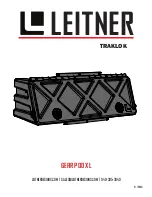 Leitner TRAKLOK gear pod XL Manual preview