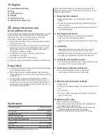 Preview for 4 page of LEITZ coldLAM CS9 Operating Instructions Manual