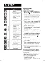 Preview for 62 page of LEITZ IQ Autofeed Instructions For Use Manual