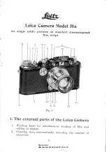 LEITZ Leica IIIa User Manual preview