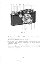 Preview for 16 page of LEITZ Leica IIIa User Manual