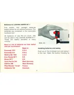 Предварительный просмотр 8 страницы LEITZ Leicina Super RT-1 Instructions Manual