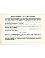 Предварительный просмотр 31 страницы LEITZ Leicina Super RT-1 Instructions Manual