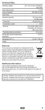 Preview for 9 page of LEITZ PRO PRESENTER Instructions For Use Manual