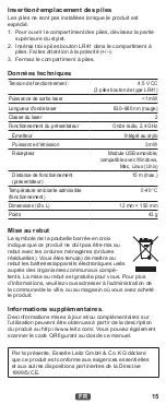 Preview for 15 page of LEITZ PRO PRESENTER Instructions For Use Manual