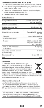 Preview for 21 page of LEITZ PRO PRESENTER Instructions For Use Manual