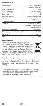 Preview for 30 page of LEITZ PRO PRESENTER Instructions For Use Manual