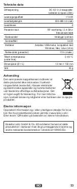 Preview for 33 page of LEITZ PRO PRESENTER Instructions For Use Manual