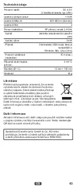 Preview for 63 page of LEITZ PRO PRESENTER Instructions For Use Manual