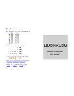 Lejonklou Sagatun User Manual preview