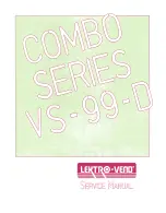 Lektro-Vend Combo Series Service Manual preview