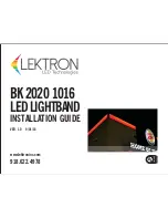 Lektron BK 2020 1016 Installation Manual preview