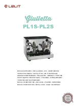 Lelit eliulietta PL1S Instruction Manual preview