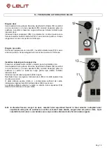 Preview for 79 page of Lelit Giulietta PL1SVH Instruction Manual