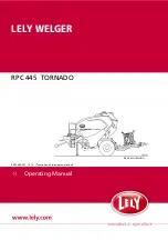 Предварительный просмотр 1 страницы LELY WELGER RPC 445 TORNADO Operating Manual