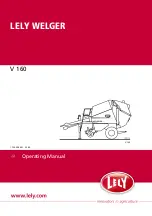 Предварительный просмотр 1 страницы LELY WELGER V 160 Operating Manual