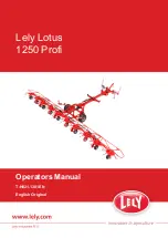 Предварительный просмотр 1 страницы LELY 1250 PROFI Operator'S Manual