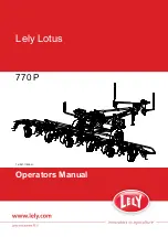 LELY 770 P Operator'S Manual предпросмотр