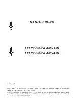 Предварительный просмотр 1 страницы LELY LELYTERRA 400-35H Operator'S Manual