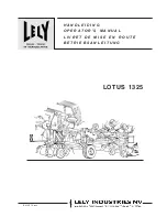 Предварительный просмотр 1 страницы LELY LOTUS 1325 Operator'S Manual