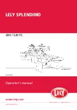 Предварительный просмотр 1 страницы LELY SPLENDIMO 280 FC Operator'S Manual