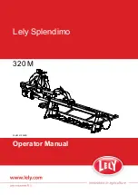 Preview for 1 page of LELY Splendimo 320 M Operator'S Manual