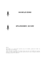 Предварительный просмотр 2 страницы LELY Splendimo 320 MC Operator'S Manual