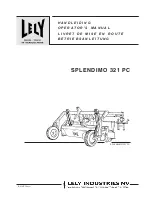 LELY Splendimo 321 PC Operator'S Manual preview