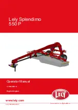 Предварительный просмотр 1 страницы LELY Splendimo 550 P Operating Manual