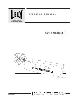 LELY SPLENDIMO T Operator'S Manual предпросмотр