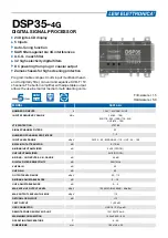 Lem Elettronica DSP35-4G Manual preview