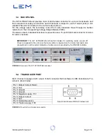 Предварительный просмотр 8 страницы LEM IST ULTRASTAB User Manual