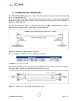 Предварительный просмотр 9 страницы LEM IST ULTRASTAB User Manual