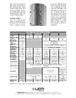 Предварительный просмотр 3 страницы LEM SP Live Reference Manual