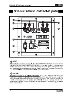 Предварительный просмотр 10 страницы LEM SPX LIVE Owner'S Manual