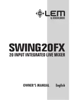 Предварительный просмотр 1 страницы LEM SWING 20FX Owner'S Manual