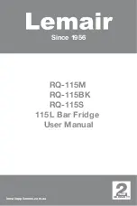 Lemair RQ-115BK User Manual preview