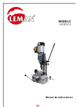 Предварительный просмотр 22 страницы LEMAN MOR375 Assembly And Operating Instruction