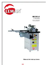 Предварительный просмотр 34 страницы LEMAN TOU030 Manual