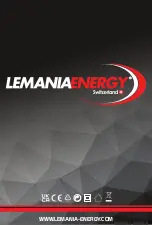 Предварительный просмотр 44 страницы Lemania Energy LE3.8 Manual